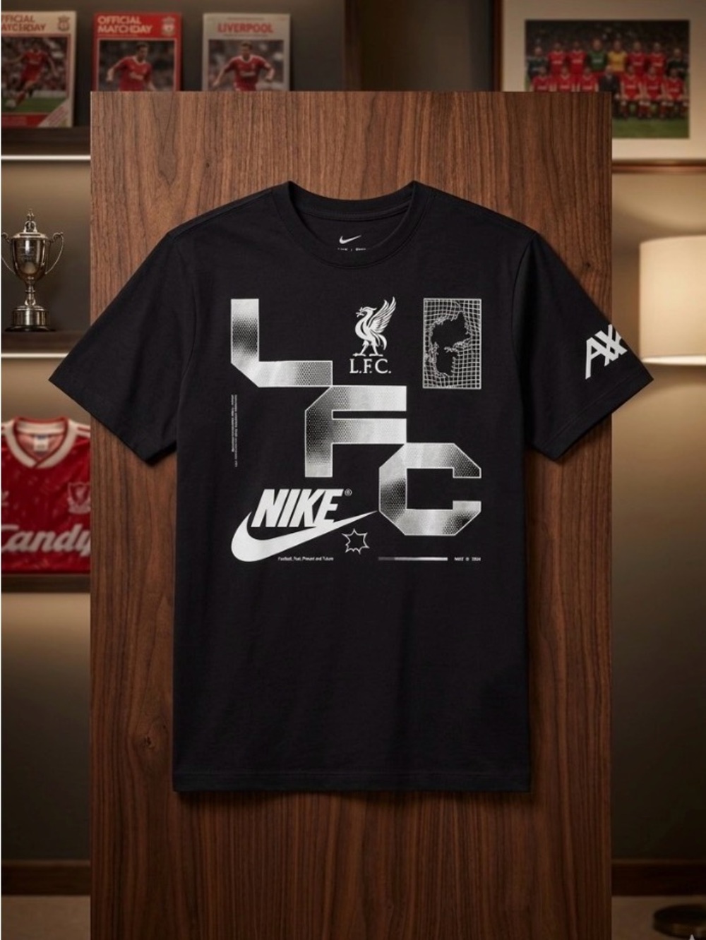 Nike Men's Black L.F.C. Graphic Short Sleeve Tee